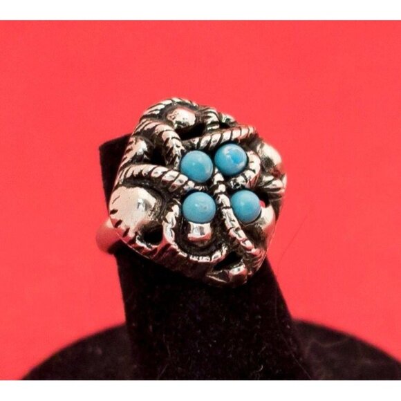 Size 3 Vintage Southwestern Style Ring by Avon - F8 - Picture 1 of 3
